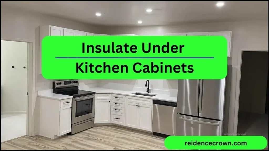 How to Insulate Under Kitchen Cabinets for Energy Savings